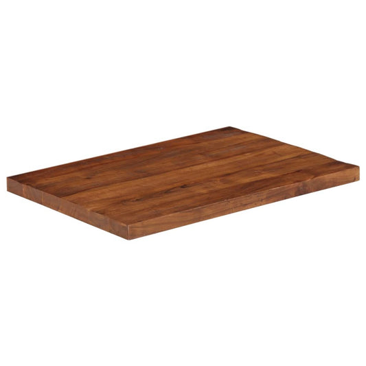 Tischplatte 70x60x2,5 cm Rechteckig Altholz Massiv