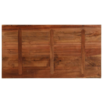 Tischplatte 110x60x2,5 cm Rechteckig Altholz Massiv