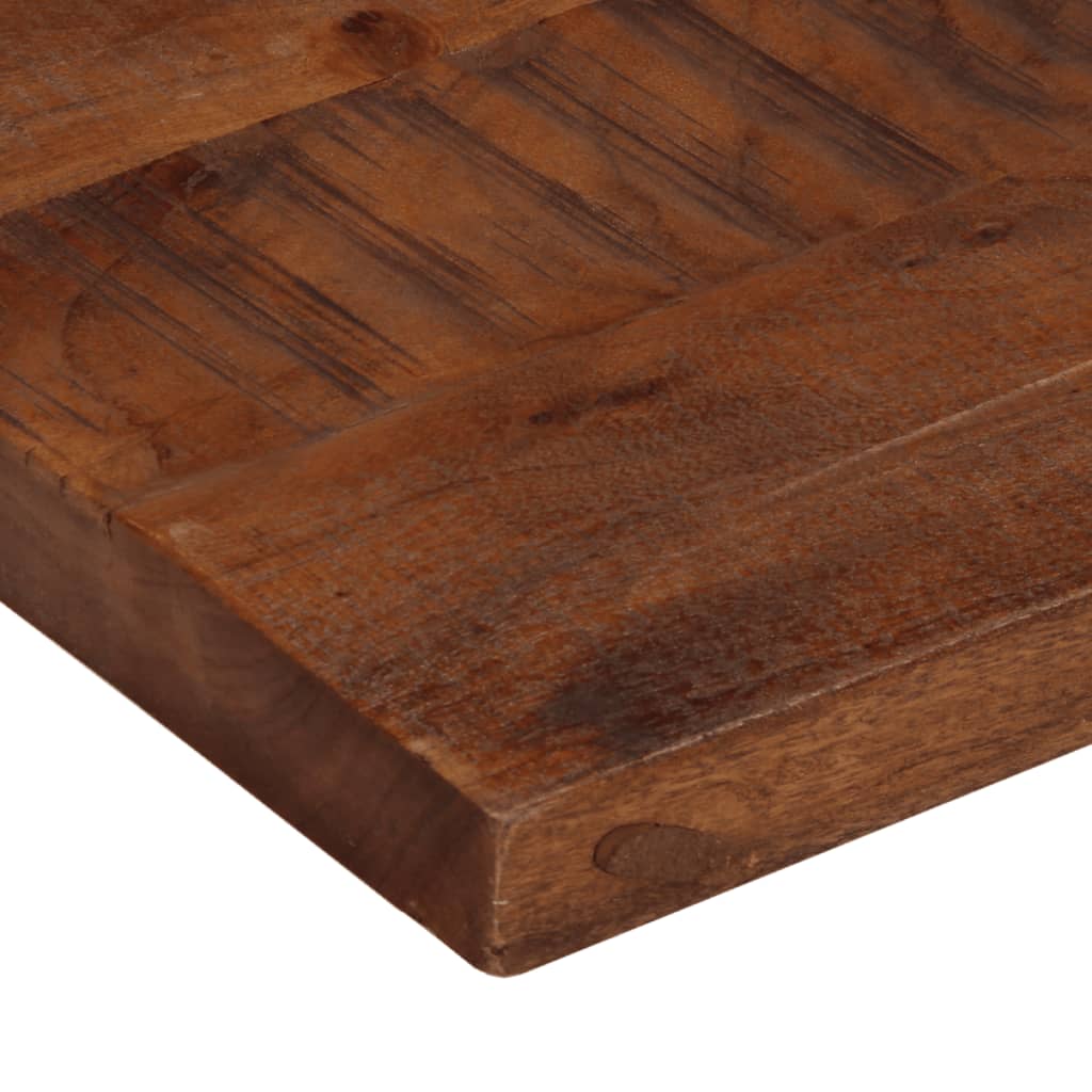 Tischplatte 110x60x2,5 cm Rechteckig Altholz Massiv