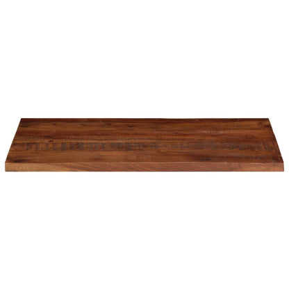 Tischplatte 120x60x2,5 cm Rechteckig Altholz Massiv