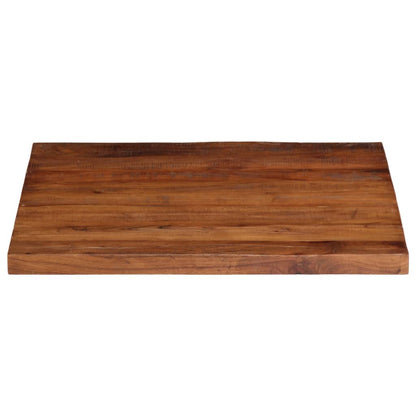Tischplatte 70x70x2,5 cm Quadratisch Altholz Massiv