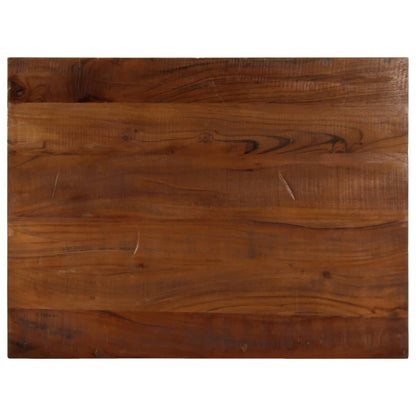 Tischplatte 70x50x3,8 cm Rechteckig Altholz Massiv