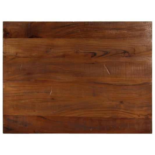 Tischplatte 70x50x3,8 cm Rechteckig Altholz Massiv