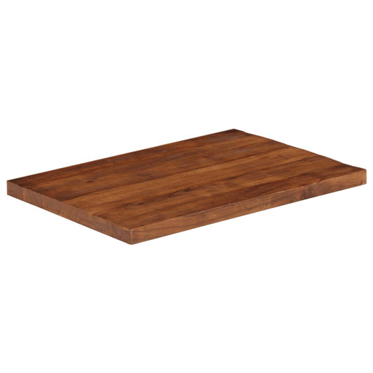 Tischplatte 70x50x3,8 cm Rechteckig Altholz Massiv