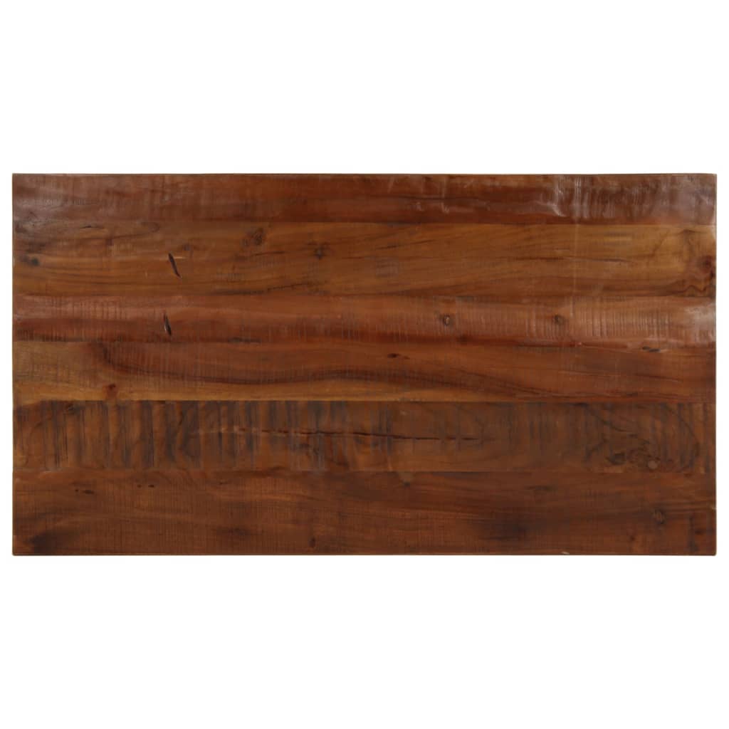 Tischplatte 120x50x3,8 cm Rechteckig Altholz Massiv