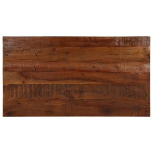 Tischplatte 120x50x3,8 cm Rechteckig Altholz Massiv