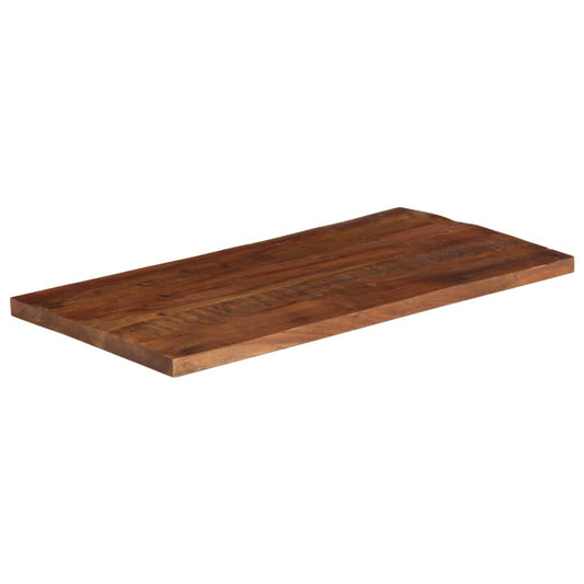 Tischplatte 120x50x3,8 cm Rechteckig Altholz Massiv