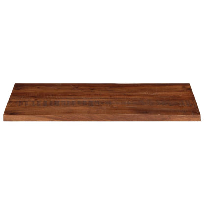 Tischplatte 120x50x3,8 cm Rechteckig Altholz Massiv