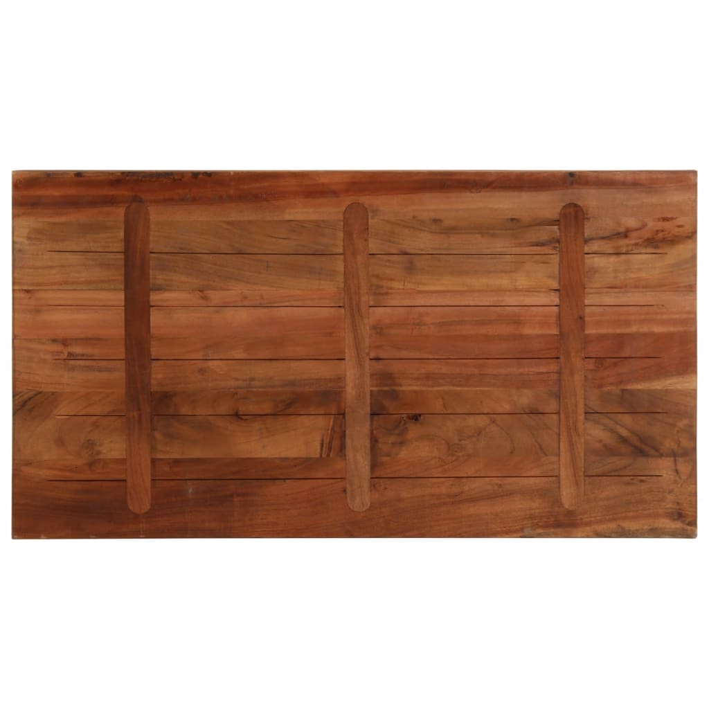 Tischplatte 120x50x3,8 cm Rechteckig Altholz Massiv