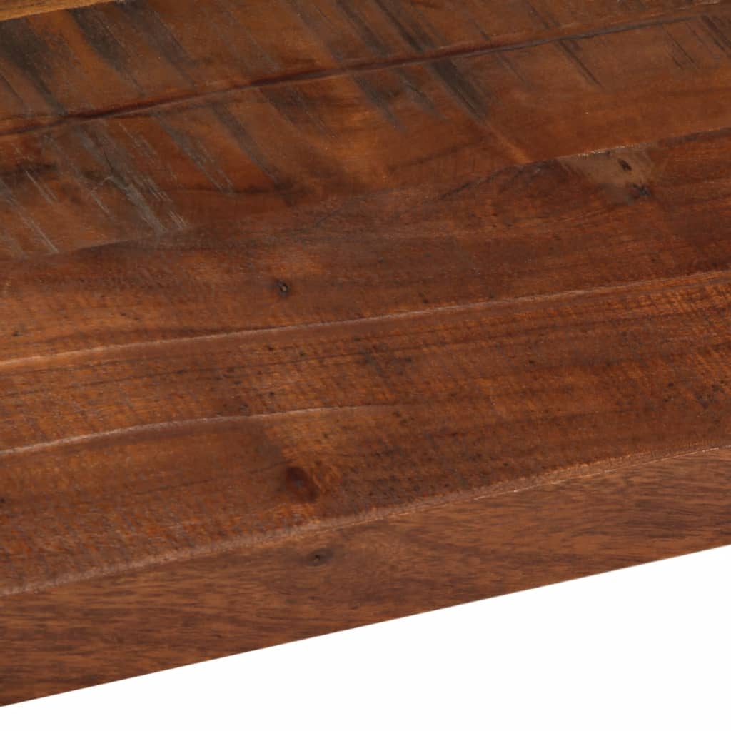 Tischplatte 120x50x3,8 cm Rechteckig Altholz Massiv