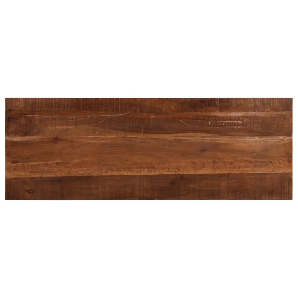 Tischplatte 140x50x3,8 cm Rechteckig Altholz Massiv
