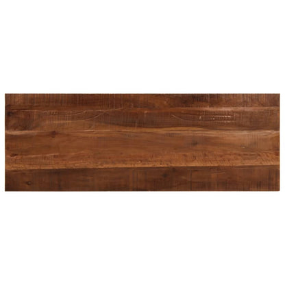Tischplatte 140x50x3,8 cm Rechteckig Altholz Massiv