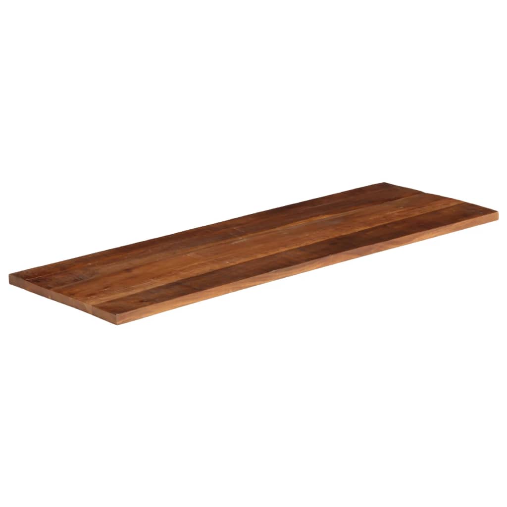 Tischplatte 140x50x3,8 cm Rechteckig Altholz Massiv