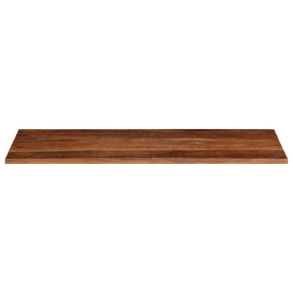 Tischplatte 140x50x3,8 cm Rechteckig Altholz Massiv