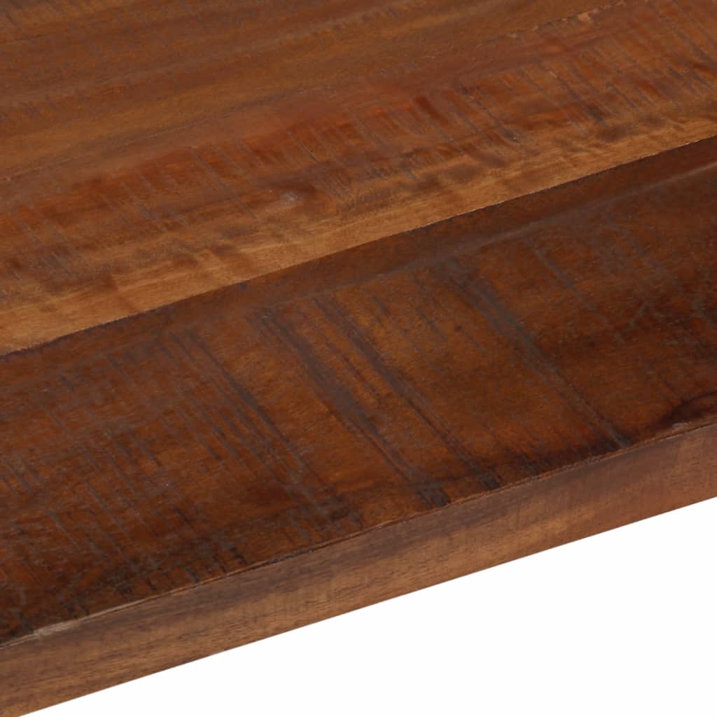 Tischplatte 140x50x3,8 cm Rechteckig Altholz Massiv
