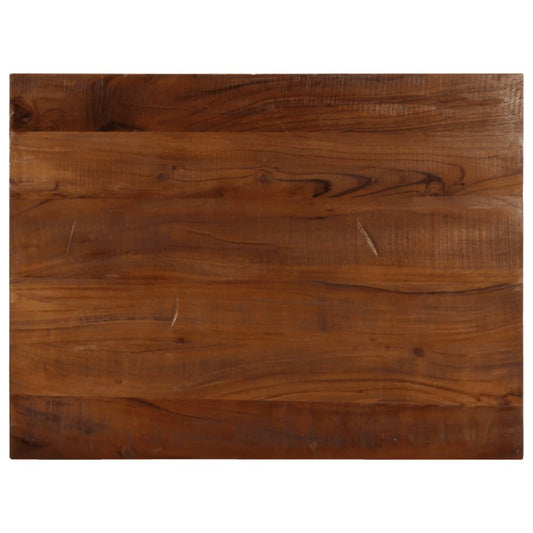 Tischplatte 70x60x3,8 cm Rechteckig Altholz Massiv