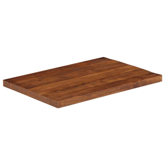 Tischplatte 70x60x3,8 cm Rechteckig Altholz Massiv
