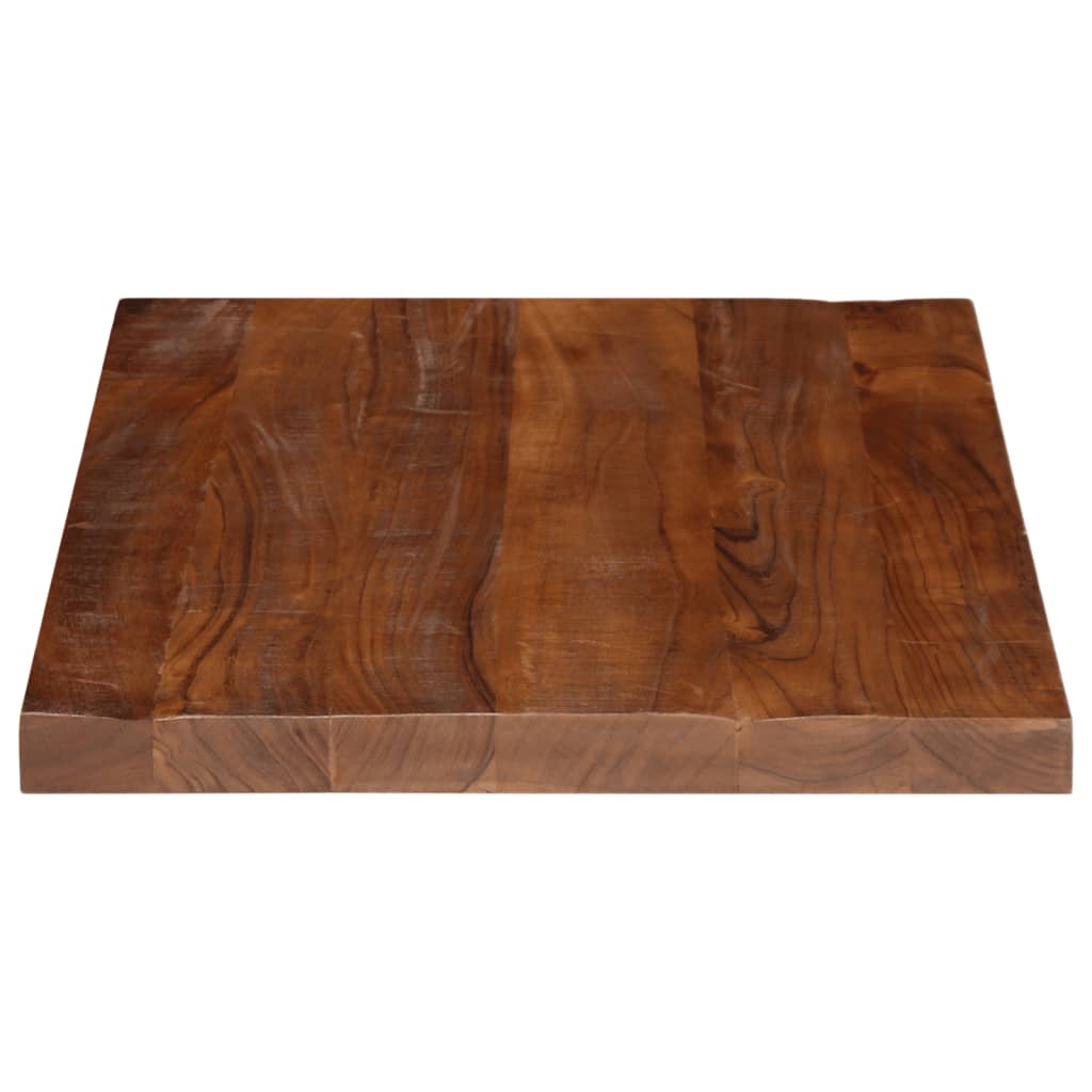 Tischplatte 70x60x3,8 cm Rechteckig Altholz Massiv