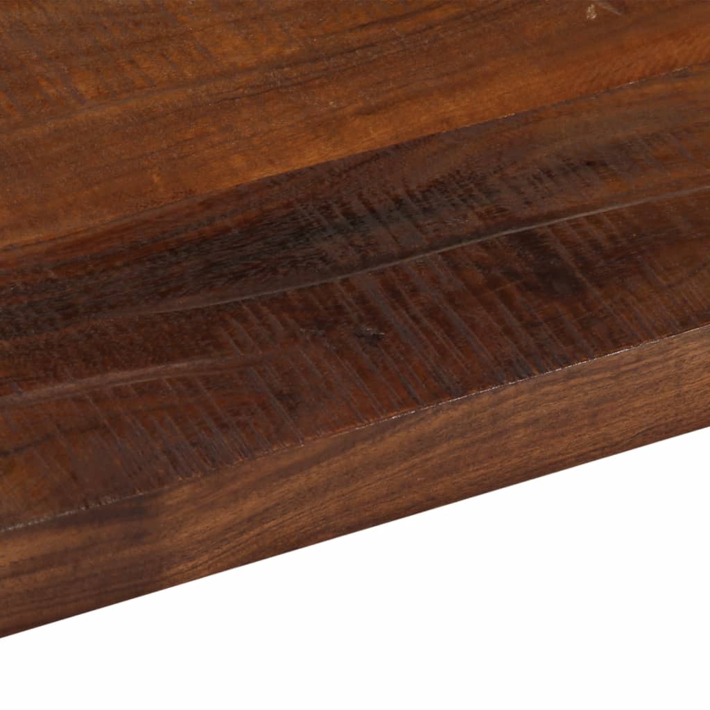 Tischplatte 70x60x3,8 cm Rechteckig Altholz Massiv