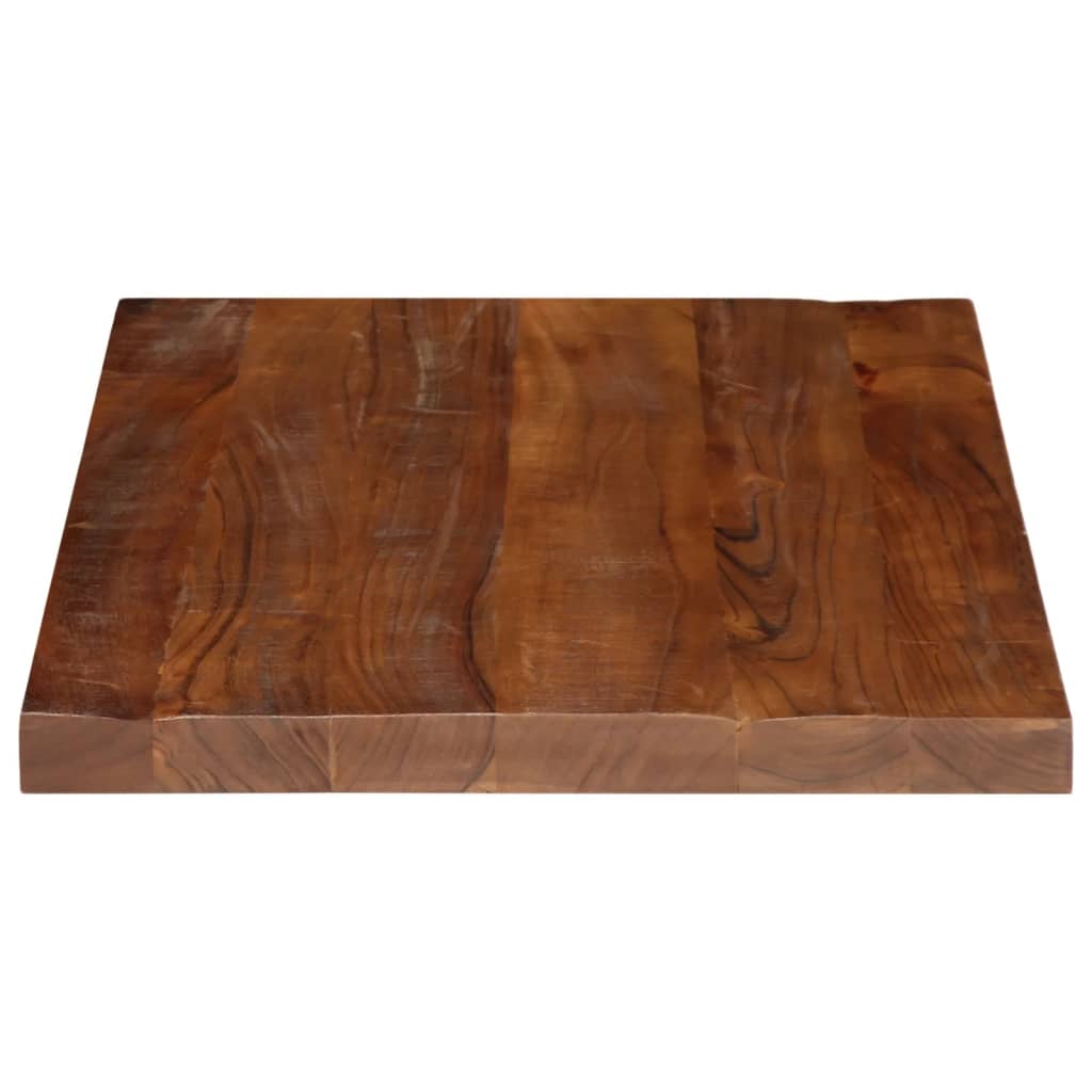 Tischplatte 80x60x3,8 cm Rechteckig Altholz Massiv