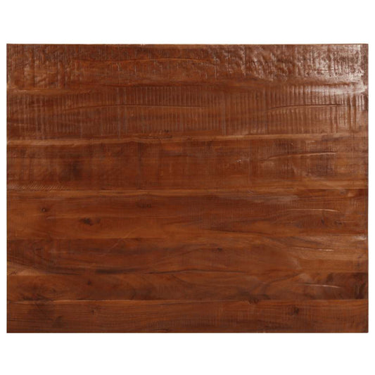 Tischplatte 100x80x3,8 cm Rechteckig Altholz Massiv