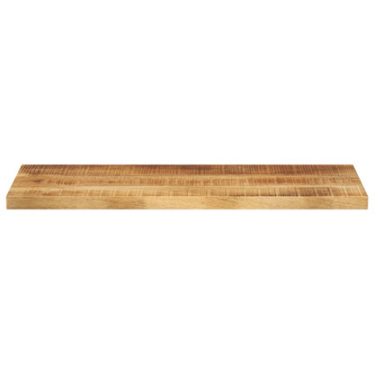 Tischplatte 80x30x2,5 cm Rechteckig Raues Massivholz Mango