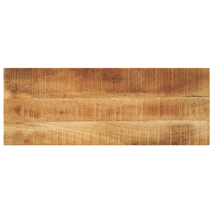 Tischplatte 90x30x2,5 cm Rechteckig Raues Massivholz Mango