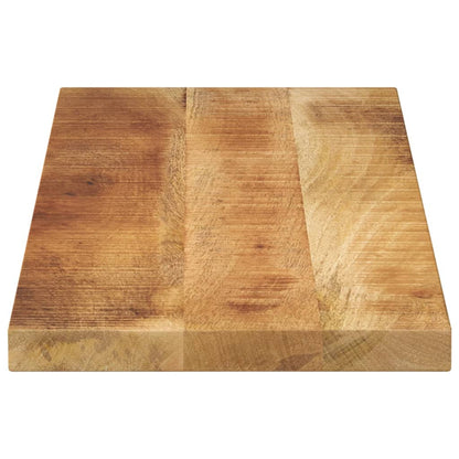 Tischplatte 90x30x2,5 cm Rechteckig Raues Massivholz Mango