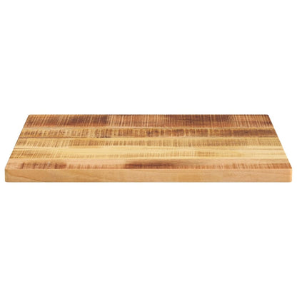 Tischplatte 60x50x2,5 cm Rechteckig Raues Massivholz Mango