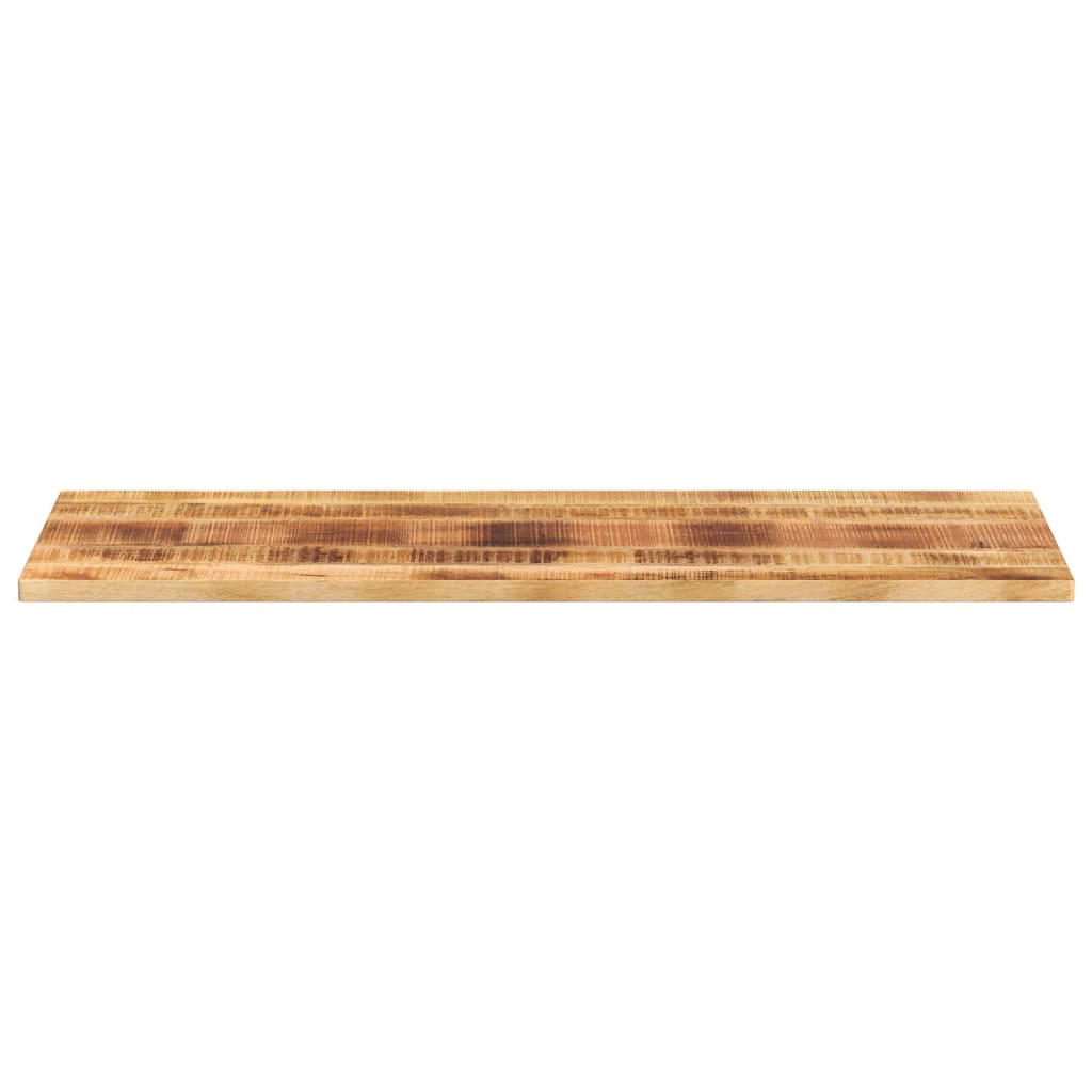 Tischplatte 140x60x2,5 cm Rechteckig Raues Massivholz Mango