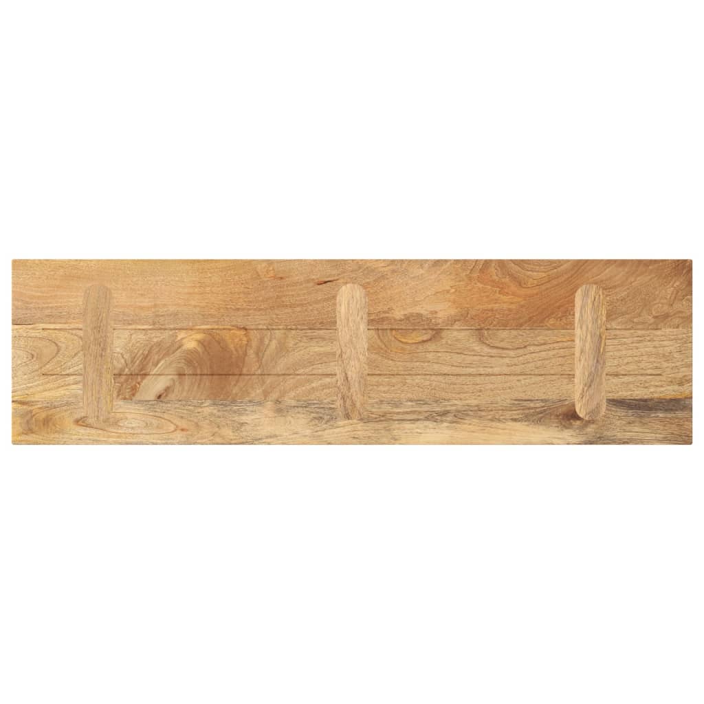 Tischplatte 100x30x2,5 cm Rechteckig Massivholz Mango