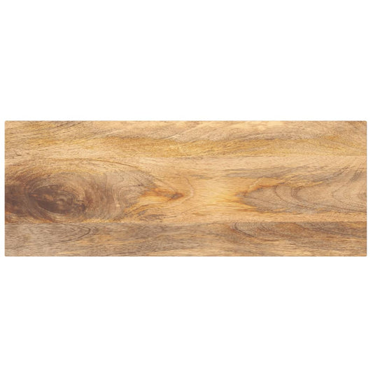 Tischplatte 90x40x2,5 cm Rechteckig Massivholz Mango