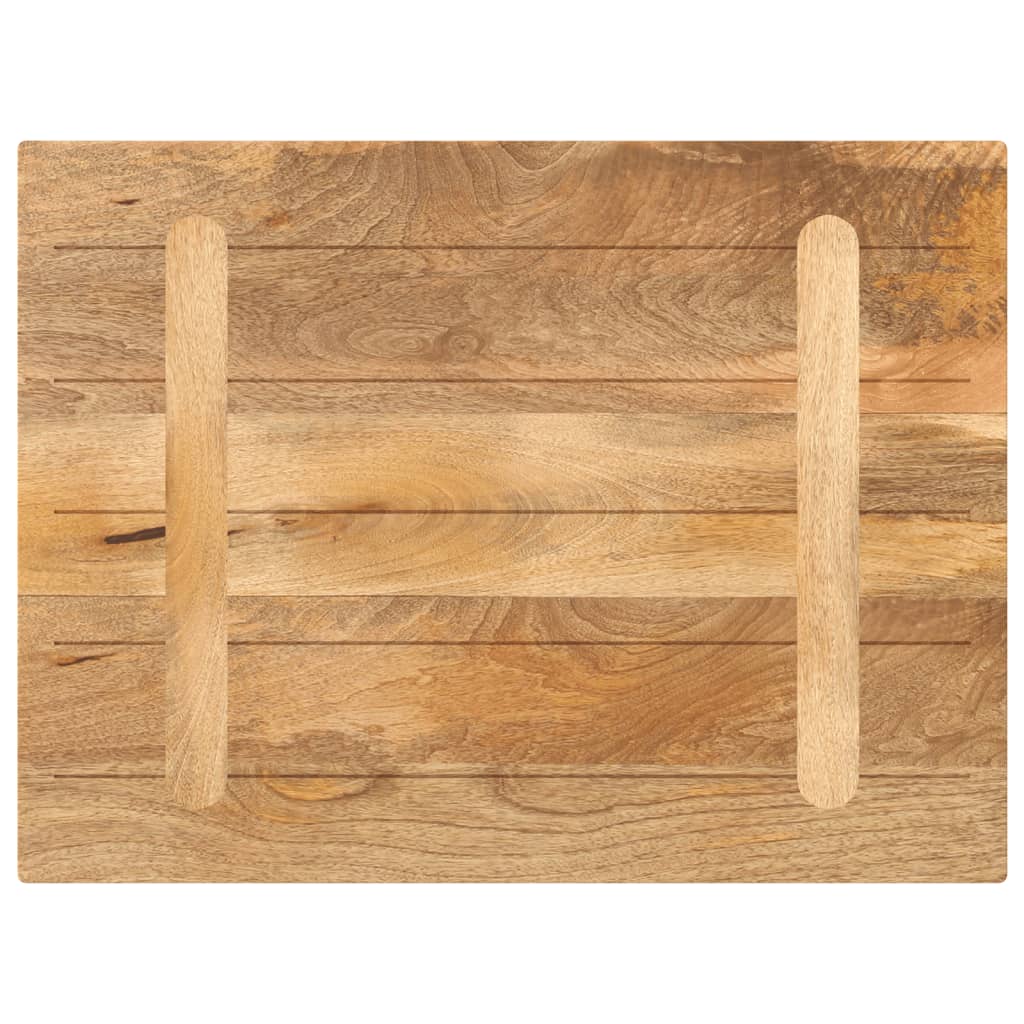 Tischplatte 70x50x2,5 cm Rechteckig Massivholz Mango