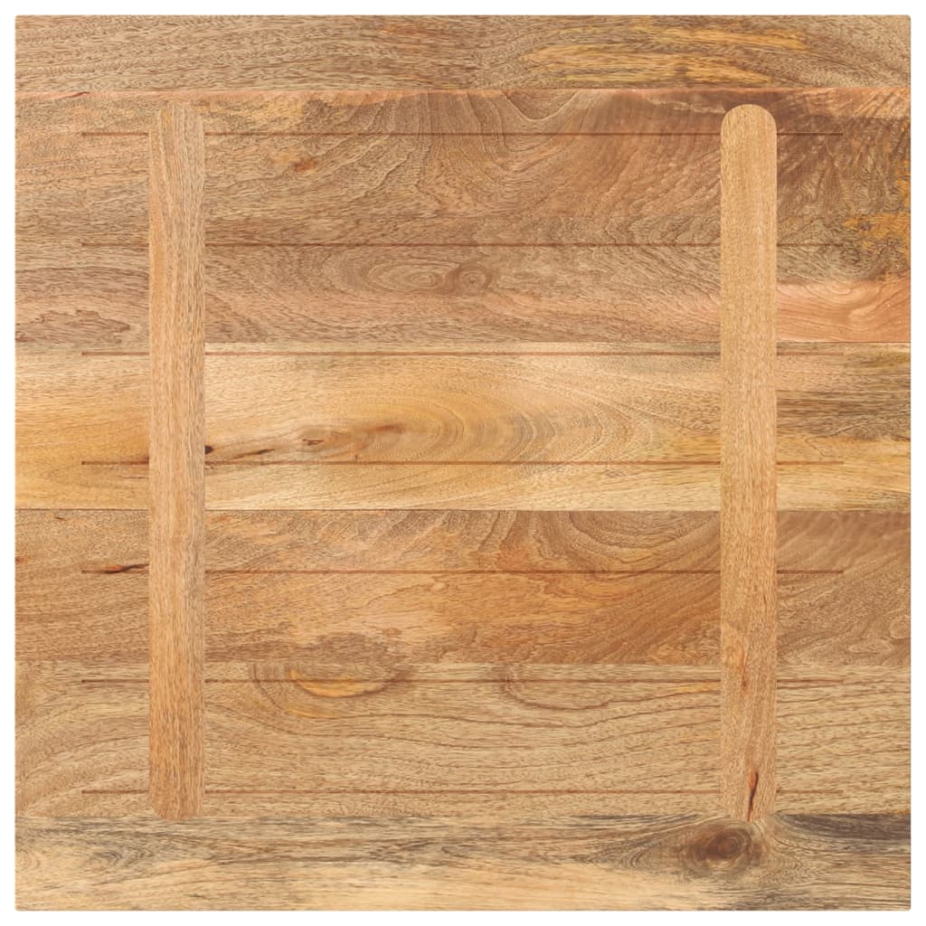 Tischplatte 80x80x3,8 cm Quadratisch Massivholz Mango