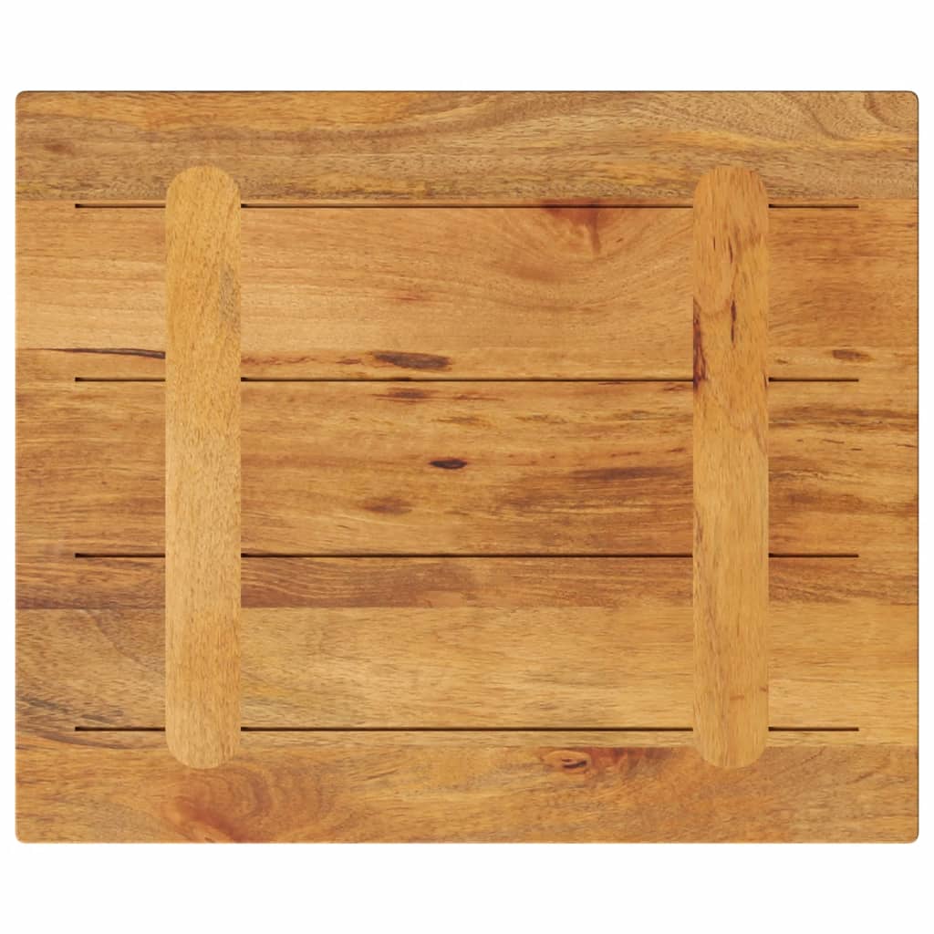 Tischplatte 60x50x2,5 cm Rechteckig Massivholz Mango