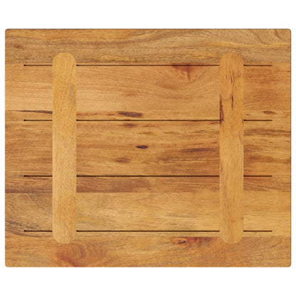 Tischplatte 60x50x2,5 cm Rechteckig Massivholz Mango