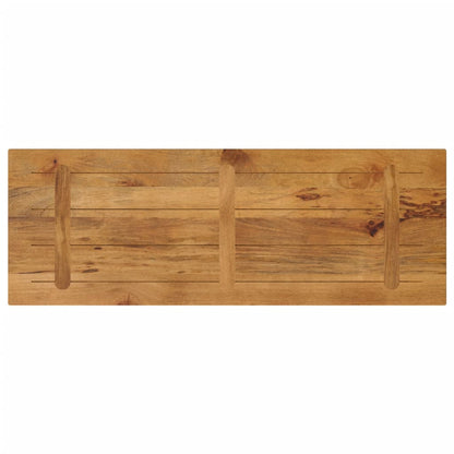 Tischplatte 140x50x2,5 cm Rechteckig Massivholz Mango