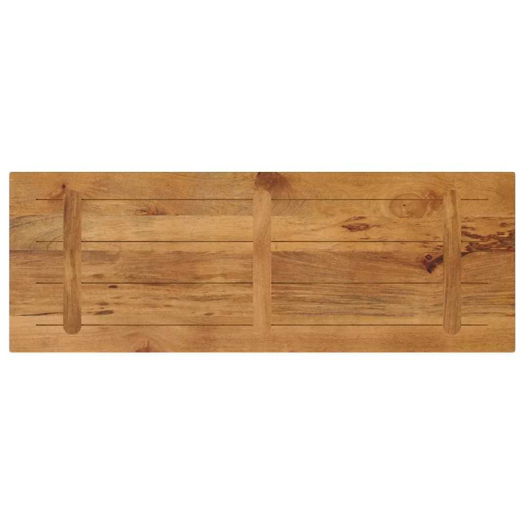 Tischplatte 140x60x2,5 cm Rechteckig Massivholz Mango