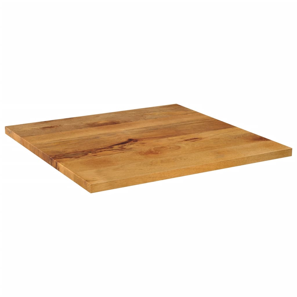 Tischplatte 90x90x2,5 cm Quadratisch Massivholz Mango