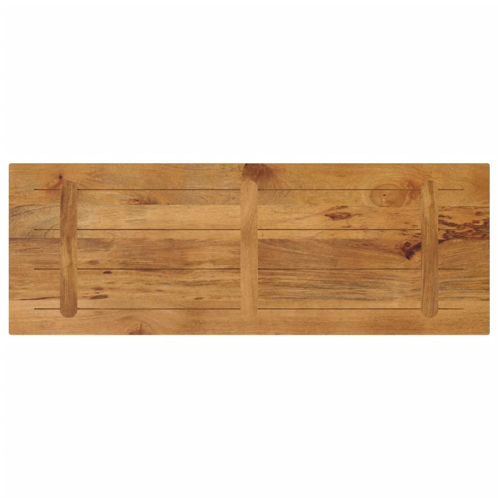 Tischplatte 140x50x3,8 cm Rechteckig Massivholz Mango