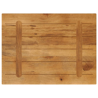 Tischplatte 70x60x3,8 cm Rechteckig Massivholz Mango