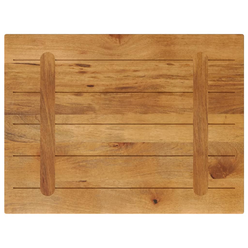 Tischplatte 80x60x3,8 cm Rechteckig Massivholz Mango