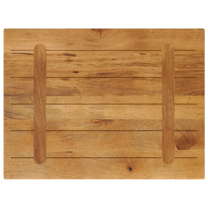 Tischplatte 80x60x3,8 cm Rechteckig Massivholz Mango