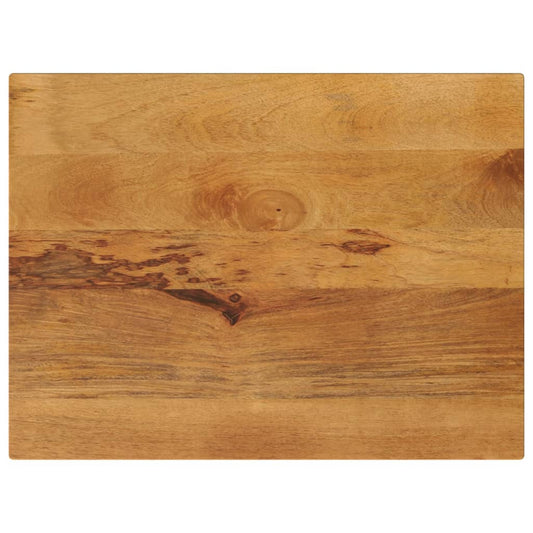 Tischplatte 80x70x3,8 cm Rechteckig Massivholz Mango