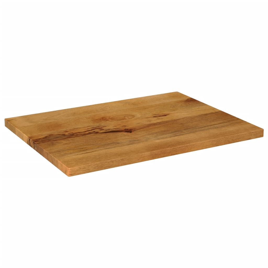 Tischplatte 80x70x3,8 cm Rechteckig Massivholz Mango