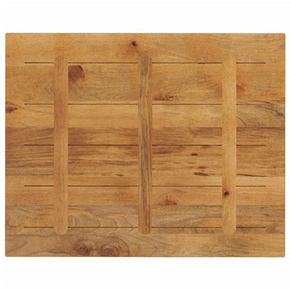 Tischplatte 90x80x3,8 cm Rechteckig Massivholz Mango