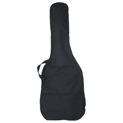 E-Bass für Anfänger mit Tasche Braun und Schwarz 4/4 46"