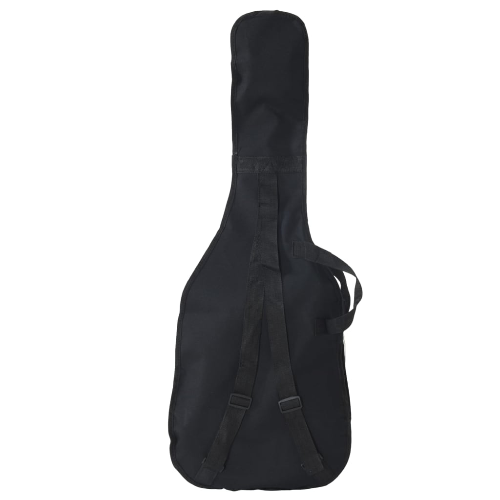 E-Bass für Anfänger mit Tasche Schwarz 4/4 46"