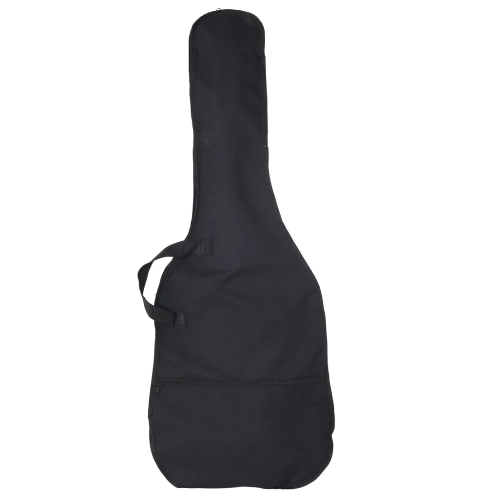 E-Bass für Anfänger mit Tasche Schwarz 4/4 46"