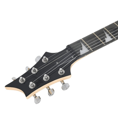 E-Gitarre für Anfänger mit Tasche Braun und Schwarz 4/4 39"
